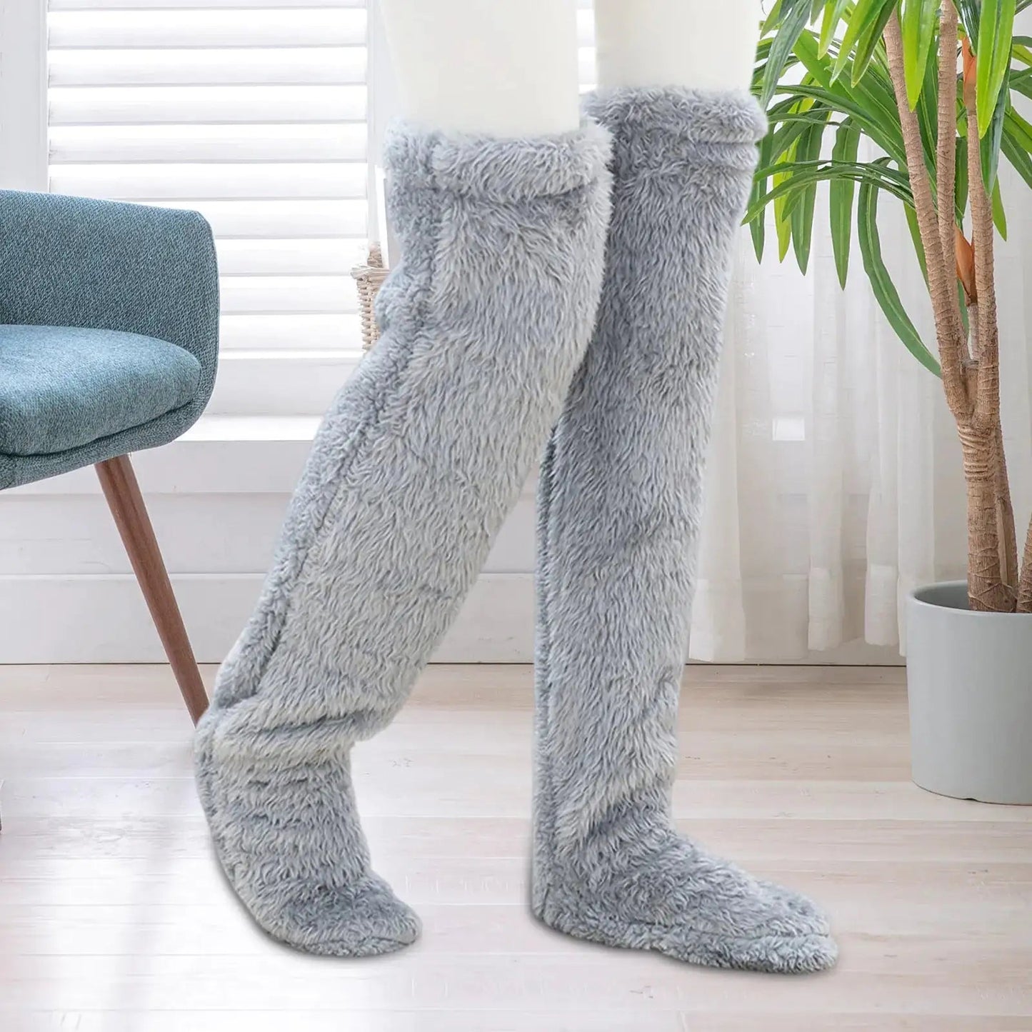 Snnuglys | Fuzzy Teddy Socks